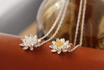 Lotus 925 Sterling Silver Pendant Necklace