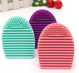 CLAVUZ Makeup Brush Cleaning Washing Tools Board Cosmetics Makeup Brushes Scrubber Board Washing Cosmetic Brush Cleaner Tool